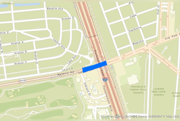 Weekend Lane Closures on LA 611-9 for Drainage Repairs May Affect Commute