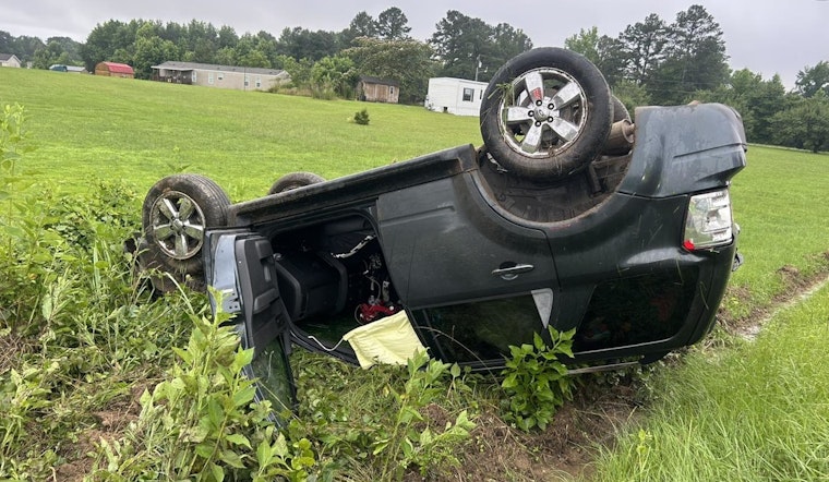 Woman in Stable Condition After Vehicle Overturns on NC 48 Highway Near Gaston
