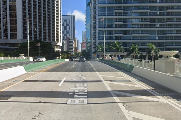 Woman Seriously Injured After Falling from Rising Brickell Avenue Bridge in Miami