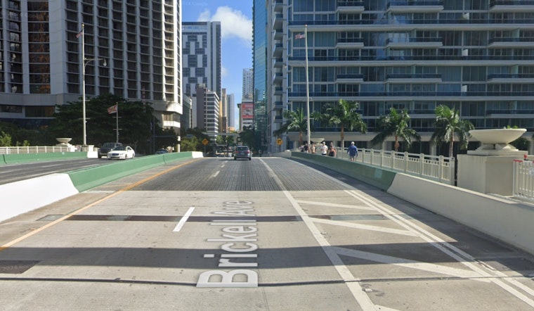 Woman Seriously Injured After Falling from Rising Brickell Avenue Bridge in Miami