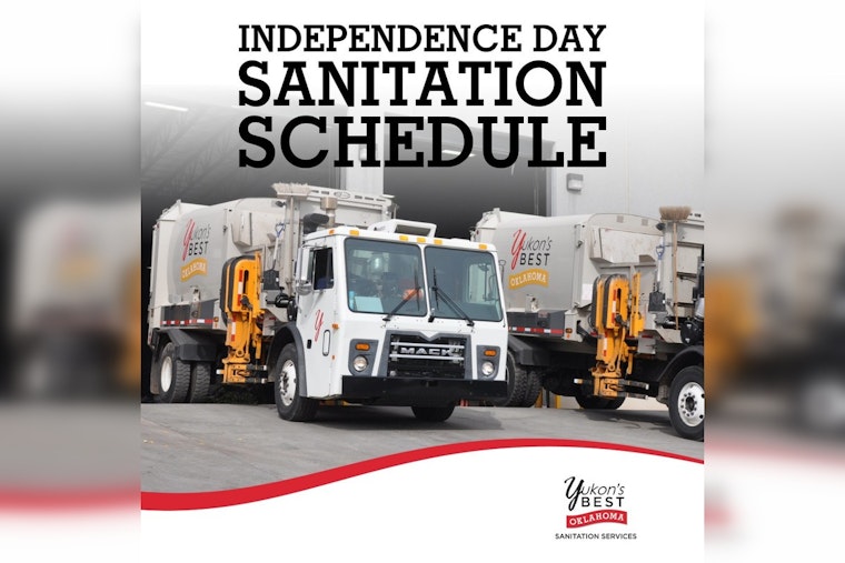 Yukon Announces Altered Trash Collection Schedule for Independence Day