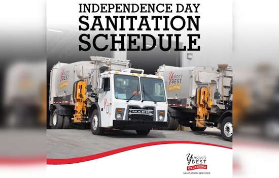 Yukon Announces Altered Trash Collection Schedule for Independence Day