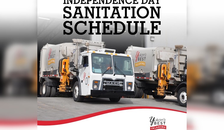 Yukon Announces Altered Trash Collection Schedule for Independence Day
