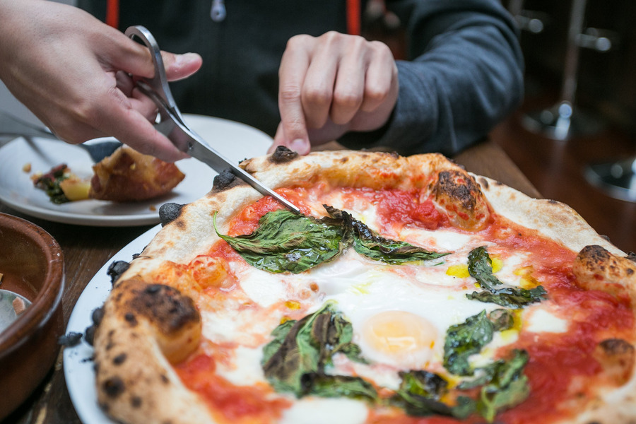Pizza from A16 on Chestnut Street