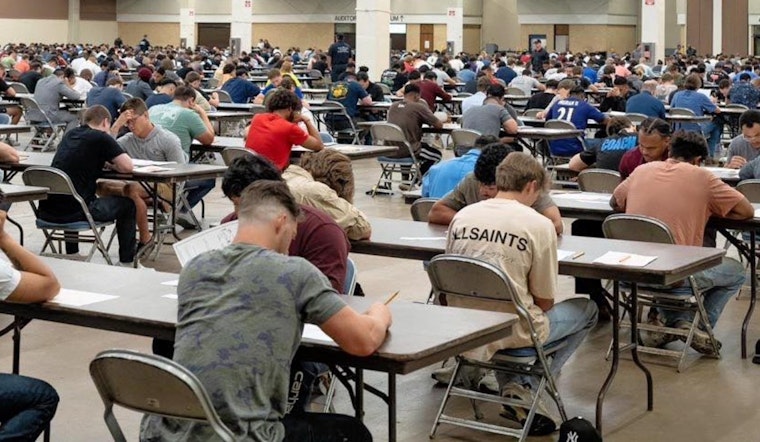 1,500 Hopefuls Take On Fort Worth Firefighter Entry Exam Amidst Independence Day Festivities