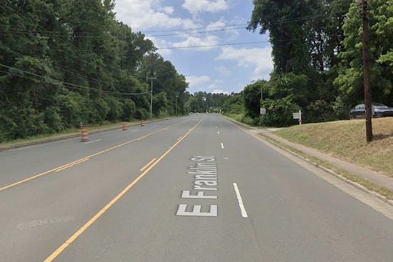 2 Hospitalized After Car Crash and Fire on East Franklin Street in Chapel Hill