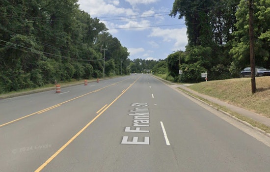 2 Hospitalized After Car Crash and Fire on East Franklin Street in Chapel Hill