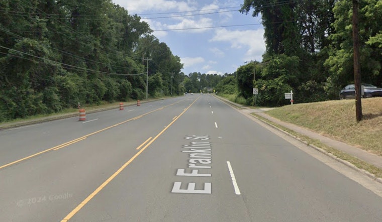 2 Hospitalized After Car Crash and Fire on East Franklin Street in Chapel Hill