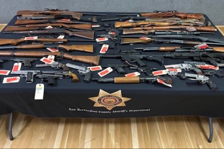 38 Felony Arrests, Seized Firearms in San Bernardino County Crime Suppression Effort