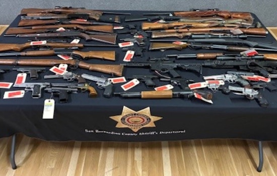 38 Felony Arrests, Seized Firearms in San Bernardino County Crime Suppression Effort