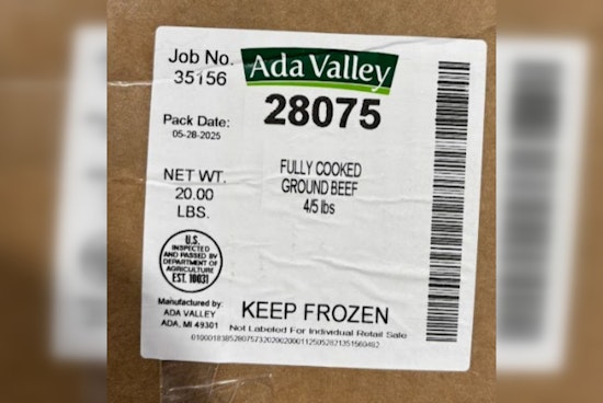 Ada Valley Meat Company Recalls Over 1,000 Pounds of Frozen Ground Beef Due to Potential Metal Contamination