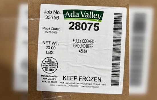 Ada Valley Meat Company Recalls Over 1,000 Pounds of Frozen Ground Beef Due to Potential Metal Contamination