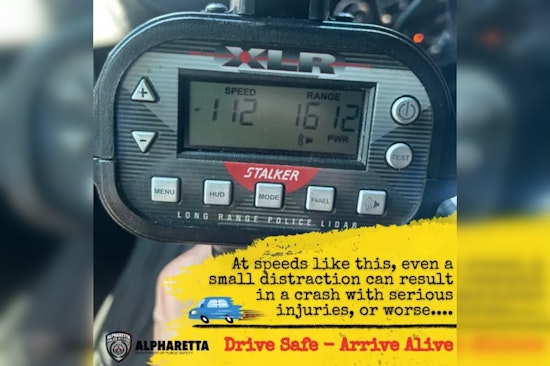 Alpharetta and Sandy Springs Police Crack Down on High-Speed Drivers as Metro Atlanta Sees Surge in Dangerous Road Incidents