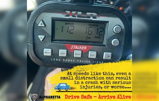 Alpharetta and Sandy Springs Police Crack Down on High-Speed Drivers as Metro Atlanta Sees Surge in Dangerous Road Incidents