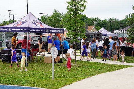 Anderson Residents Unite for APD Block Party, Community and Law Enforcement Connect