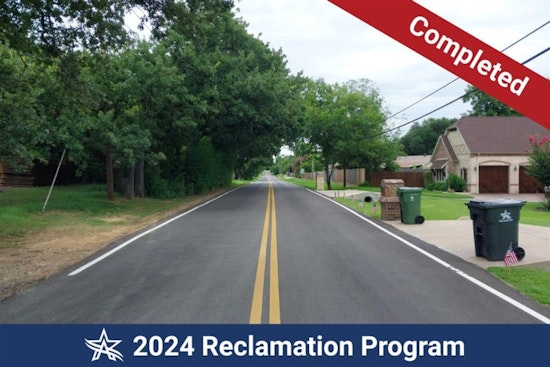 Arlington Celebrates Completion of 2024 Reclamation Program with Street Revitalization