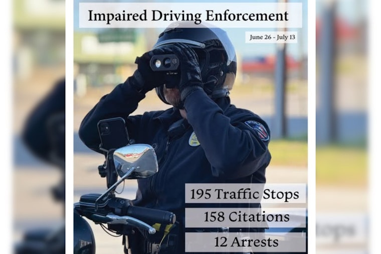 Arlington Police Crack Down on Impaired Driving: 12 Arrests and 158 Citations Issued During Enforcement Campaign