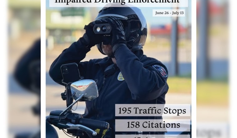 Arlington Police Crack Down on Impaired Driving: 12 Arrests and 158 Citations Issued During Enforcement Campaign