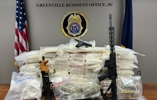 Authorities Seize Over 165 Pounds of Cocaine, Arrest Suspect in Upstate South Carolina Drug Bust