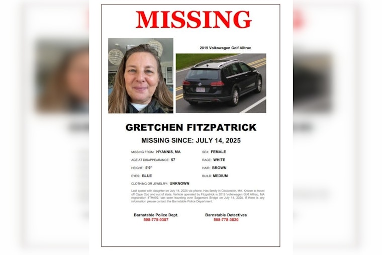 Barnstable Police Request Public's Help in Locating Missing Woman Last Seen on Sagamore Bridge