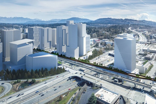 Bellevue Advances Cityscape Transformation with Grand Connection Plans and Pedestrian Bridge Proposal