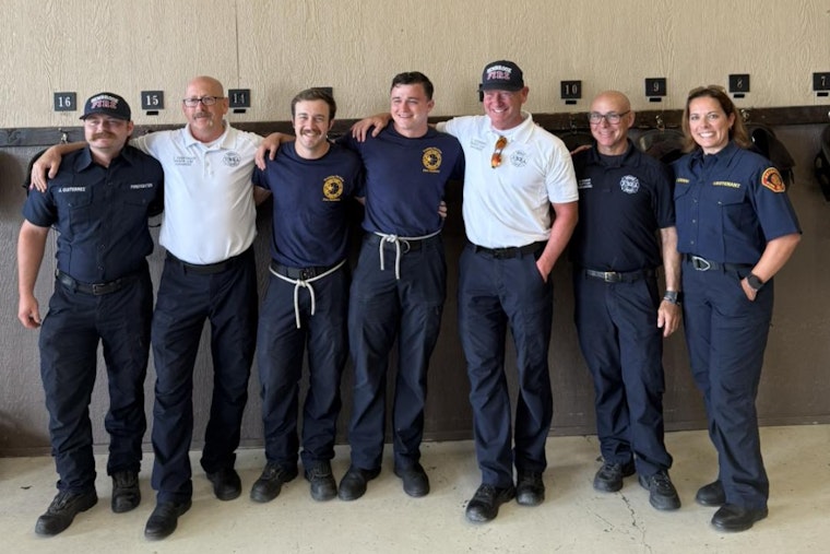 Benbrook Welcomes Probationary Firefighters Alvey and Hauss After Successful Fire Academy Graduation