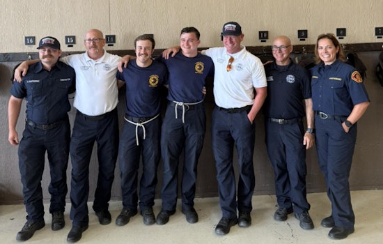Benbrook Welcomes Probationary Firefighters Alvey and Hauss After Successful Fire Academy Graduation