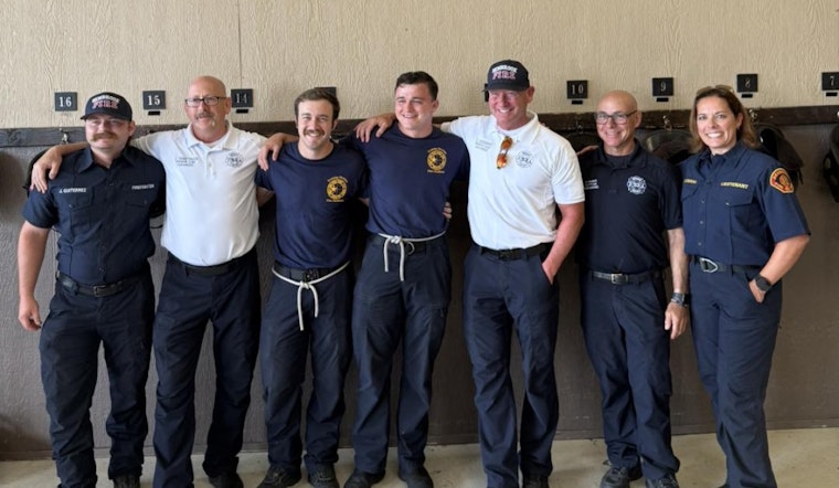 Benbrook Welcomes Probationary Firefighters Alvey and Hauss After Successful Fire Academy Graduation
