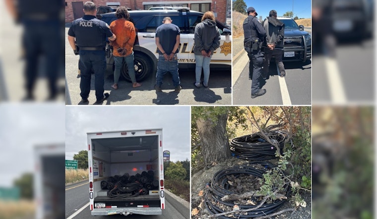 Benicia Copper Theft Ring Busted: Four Arrested as Multi-Agency Pursuit Ends Spree