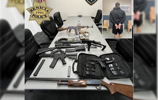 Benicia Man Arrested on Multiple Felony Charges for Illegal Firearms and High-Capacity Magazines