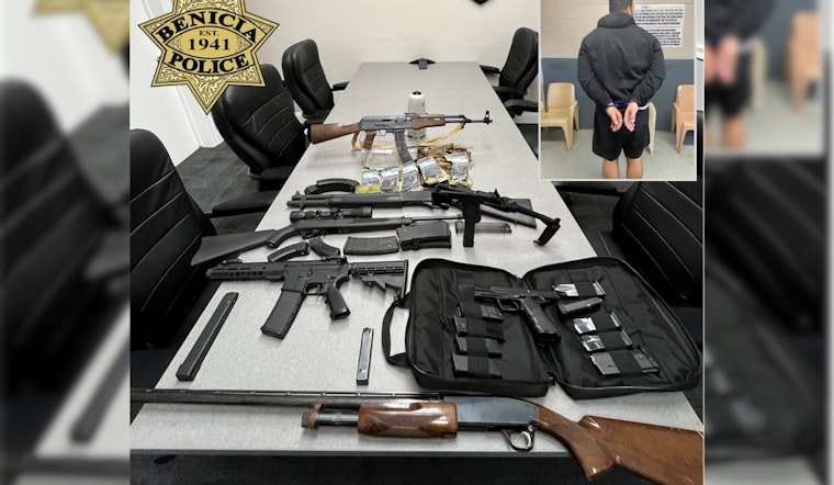 Benicia Man Arrested on Multiple Felony Charges for Illegal Firearms and High-Capacity Magazines