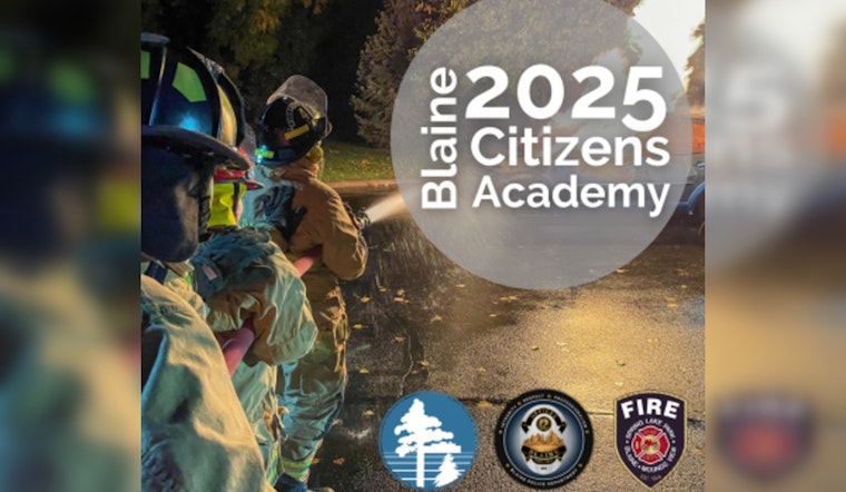 Blaine Offers Behind-the-Scenes Look at Emergency Services with Fall Citizens Academy