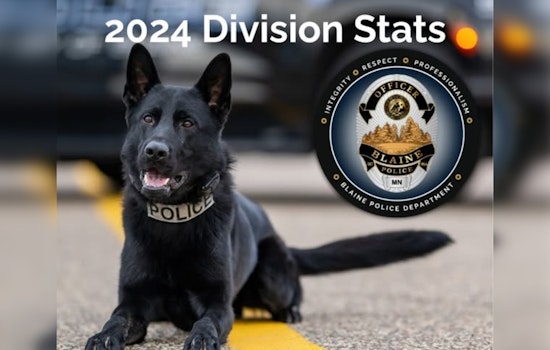 Blaine Police Department Reviews 2024 Activities: Over 55,000 Calls for Service and Key Crime Statistics Highlighted