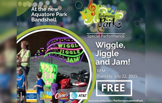 Blaine's Aquatore Park Rocks with Family-Friendly 'Wiggle Jiggle and Jam' Concert