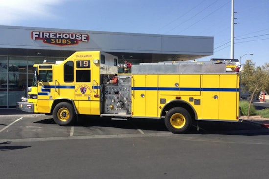 Blaze Ravages Shopping Center Near UNLV, Destroying Post Office and Several Businesses