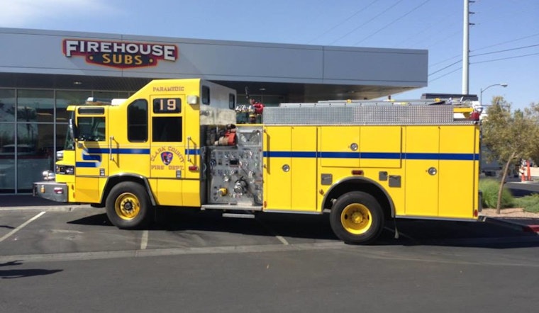Blaze Ravages Shopping Center Near UNLV, Destroying Post Office and Several Businesses