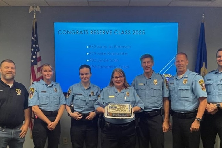 Bloomington Police Department Welcomes Four New Reserve Officers to the Force