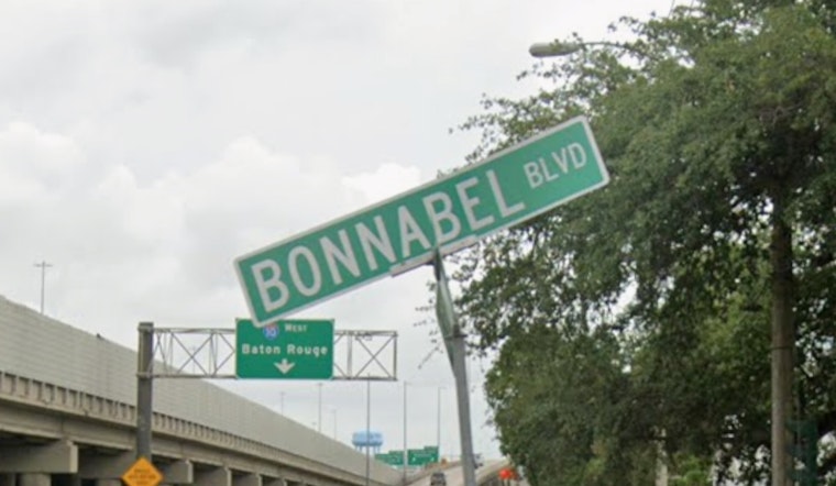 Bonnabel Boulevard Lane Closure Near I-10 Scheduled for Sewer Repairs on July 28