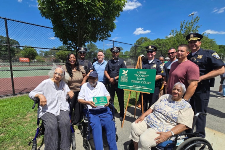 Boston Honors Community Icon 'Bootsie' Lewis with Almont Park Tennis Court Dedication Ceremony