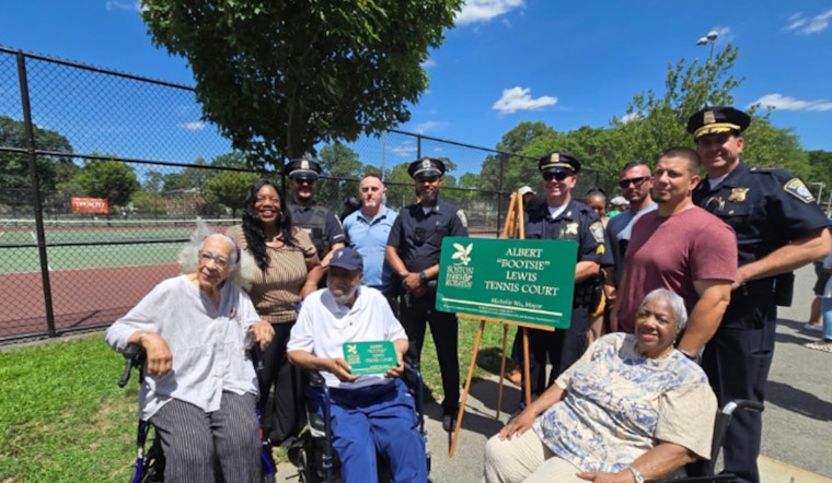 Boston Honors Community Icon 'Bootsie' Lewis with Almont Park Tennis Court Dedication Ceremony