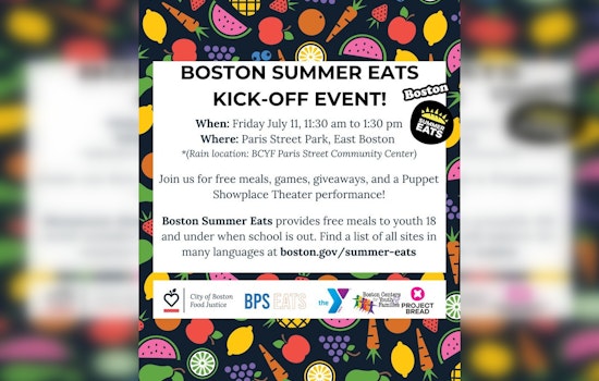 Boston Launches Free Summer Eats Program for Youth with Citywide Festivities in July