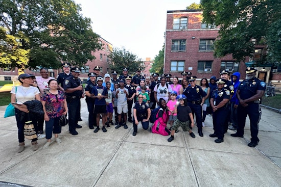 Boston Police and Community Members Join Forces in Jamaica Plain Flashlight Walk to Strengthen Bonds and Safety