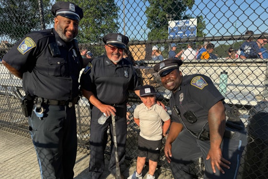 Boston Police Blend Service and Sportsmanship at Roslindale's Youth Street Hockey Event