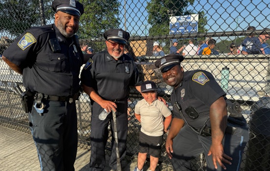 Boston Police Blend Service and Sportsmanship at Roslindale's Youth Street Hockey Event