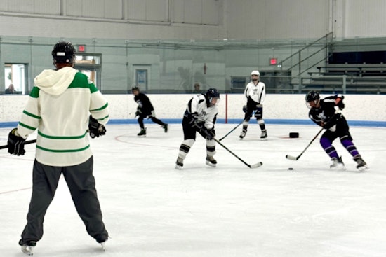 Boston Police Department Rekindles Community Bonds Through Return of BPD Hockey Skills Program at Porrazzo Rink