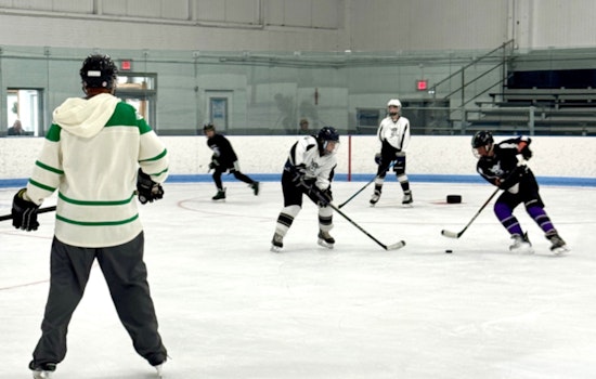 Boston Police Department Rekindles Community Bonds Through Return of BPD Hockey Skills Program at Porrazzo Rink