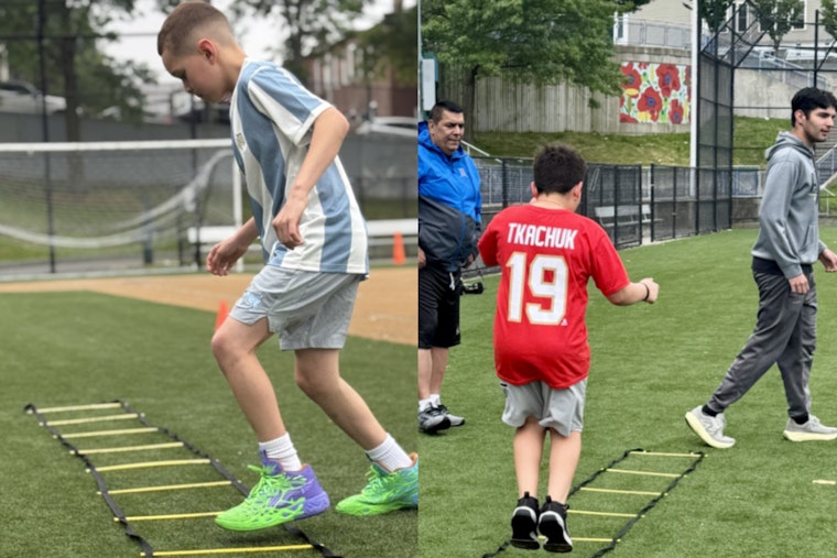 Boston Police Department's Dryland Hockey Program Invites East Boston Youth to Stay Active This Summer