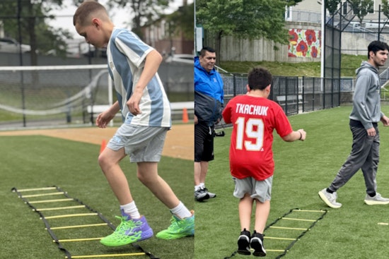 Boston Police Department's Dryland Hockey Program Invites East Boston Youth to Stay Active This Summer