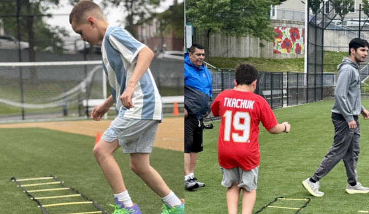 Boston Police Department's Dryland Hockey Program Invites East Boston Youth to Stay Active This Summer