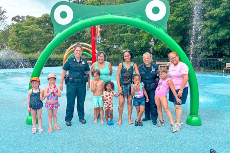 Boston Police Engage with Hyde Park Youths by Distributing Free Popsicles Amidst Heat Wave
